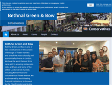 Tablet Screenshot of bethnalgreenandbowconservatives.org